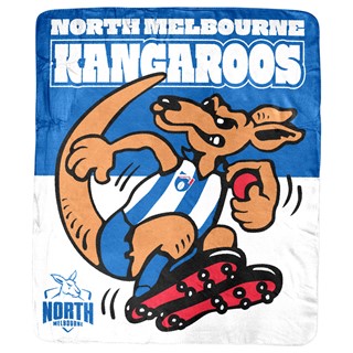 North Melbourne Coral Fleece Rug