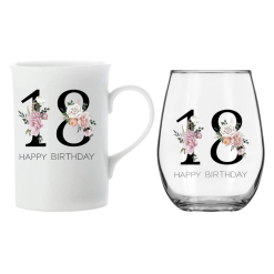 Mug/Wine Set 18th Female