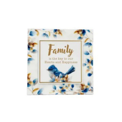 Blooming Bird  Plaque - Family