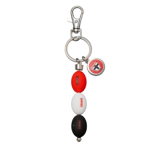 3 Ball Charm Key Ring St Kilda