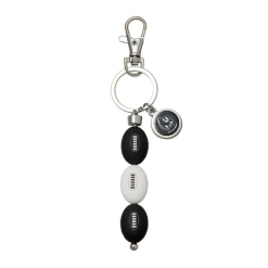 3 Ball Charm Key Ring Collingwood