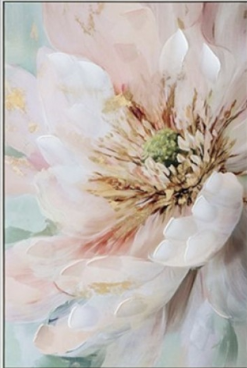 Flowers Painted Canvas B