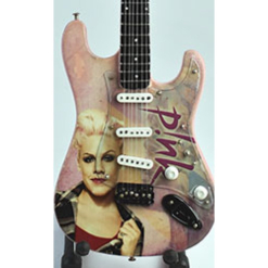 Pink Miniature guitar