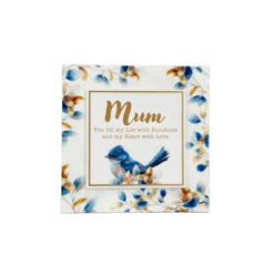 Blooming Bird  Plaque - Mum