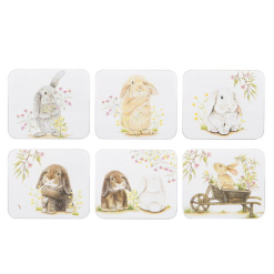 Bunny Tales 6pk Coaster