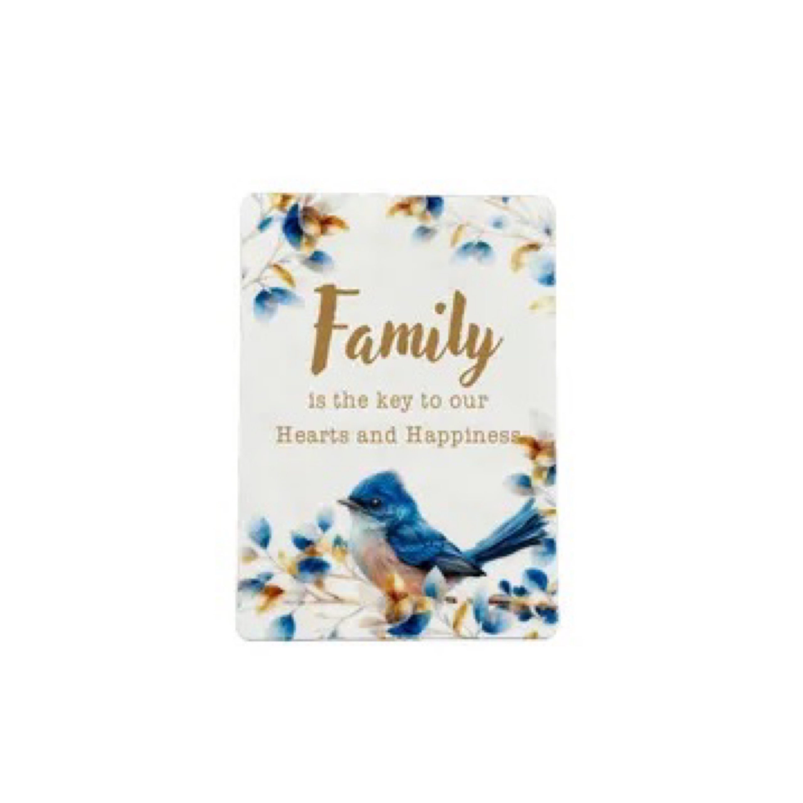 Blooming Bird Plaque - Family