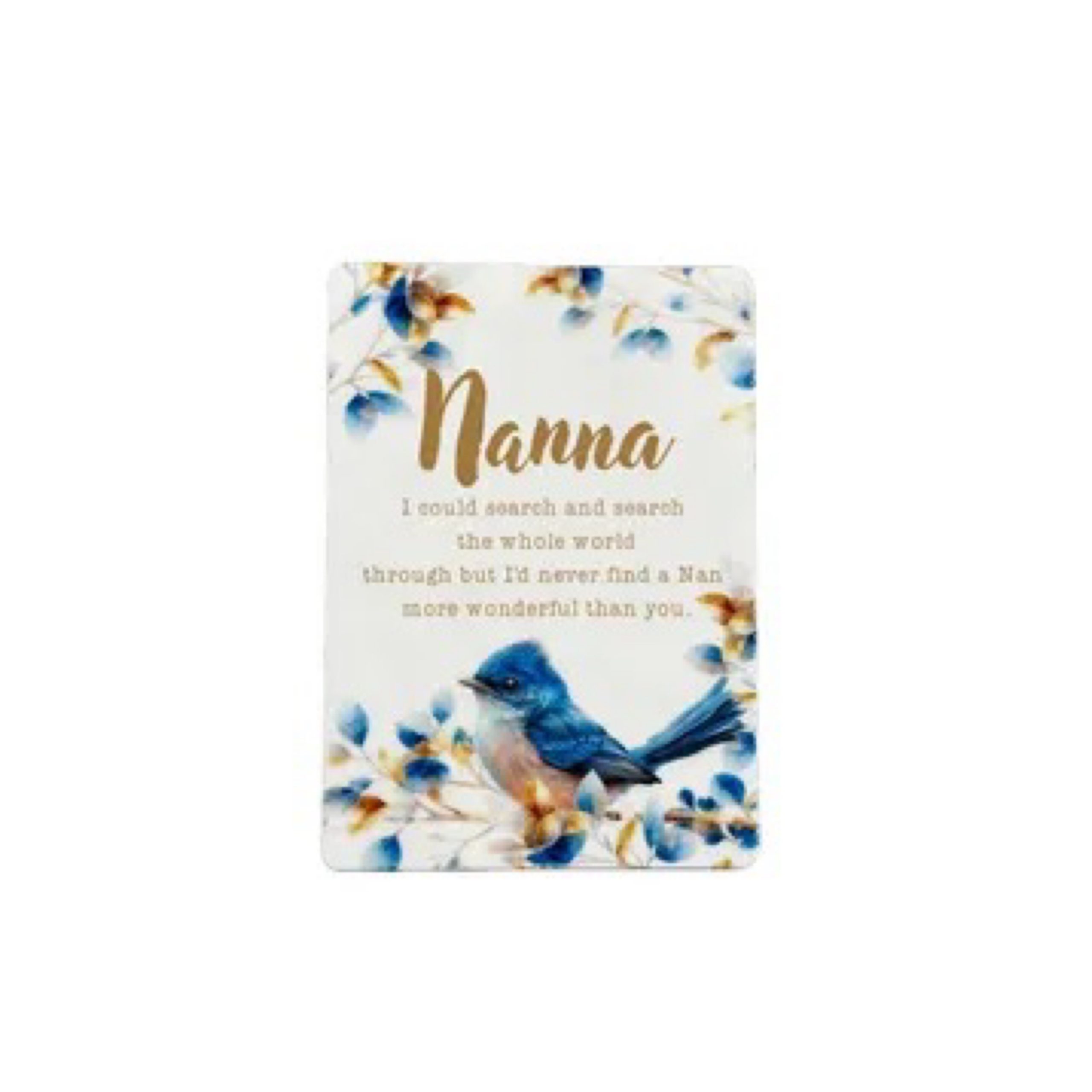 Blooming Bird Plaque - Nanna