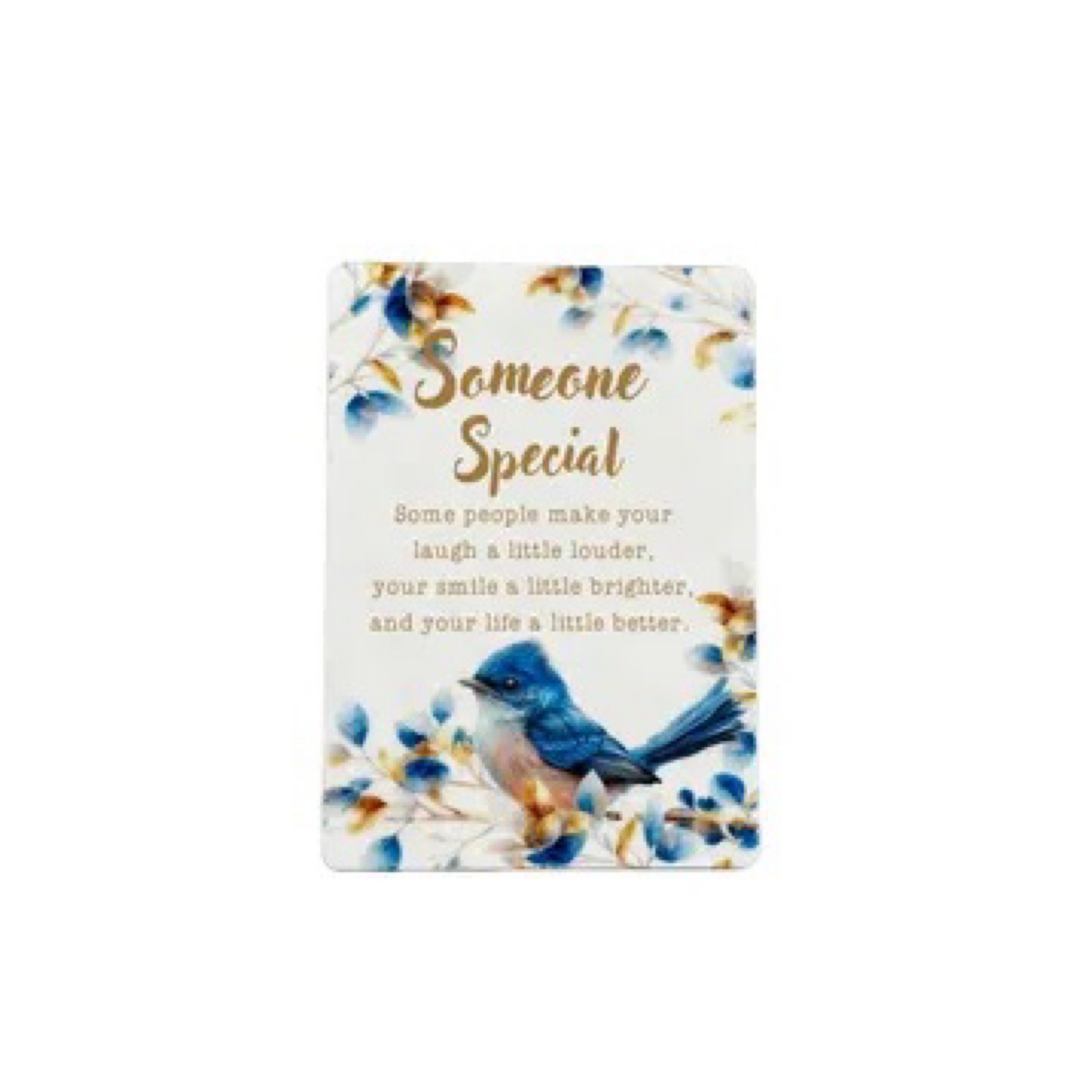 Blooming Bird Plaque - Someone Special