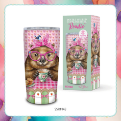 Double walled Stainless steel travel mug Wonda Wombat