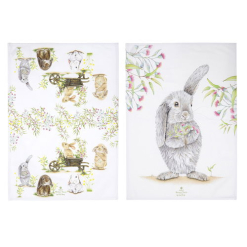 Bunny Tales 2pk Kitchen Towel