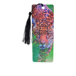 3D Leopard Bookmark