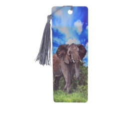 3D Elephant Bookmark