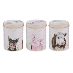 Farmyard Faces 3pk Canister