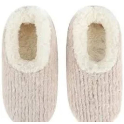 Slumbies Womens Winter Slippers Large - TEDDY BEAR (Oatmeal)