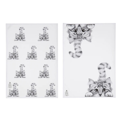 Chester The Cat 2pk Kitchen Towel