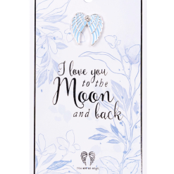 I Love You To The Moon And Back Pin Card