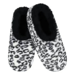 Slumbies Ladies Wild Side Black and White Leopard