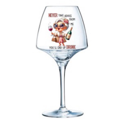 Wine Glass Sassy As Drunk