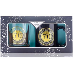 Mug And Scotch Set 70th Male