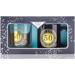 Mug And Scotch Set 50th Male