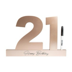 21st Rose Gold Signature Block