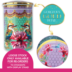 Ceramic Tea Canister Vintage Kookas