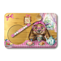 Bamboo Tea Tray Wonda Wombat