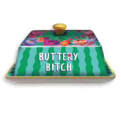 The Great Spread Butter Dish Fabulous Buttery Bitch in Gift Box