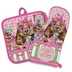 Oven Mitt Set Wonda Wombat