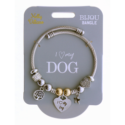 I love my dog bangle