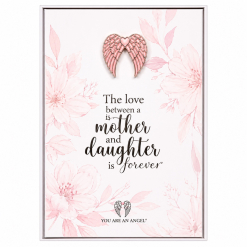 Mother And Daughters Love Is Forever Pin Card