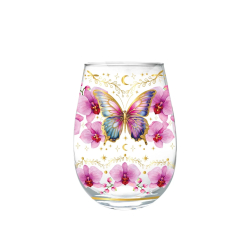 Orchid Wine Glass
