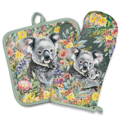Oven Mitt Set Koala Cuddles