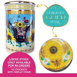 Ceramic Tea Canister Country Collection