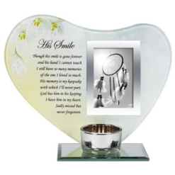 His Smile With Candle Remembrance Pf