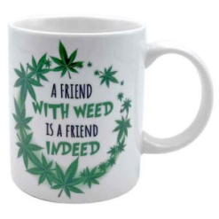 Novelty Mug A Friend With Weed