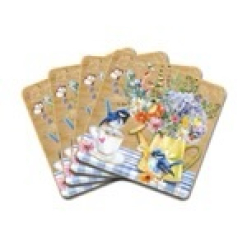 Teatime Wrens Coaster Set