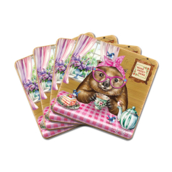 Wonda Wombat Coaster Set