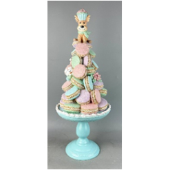 Polyresn Macaron W/Metal basement