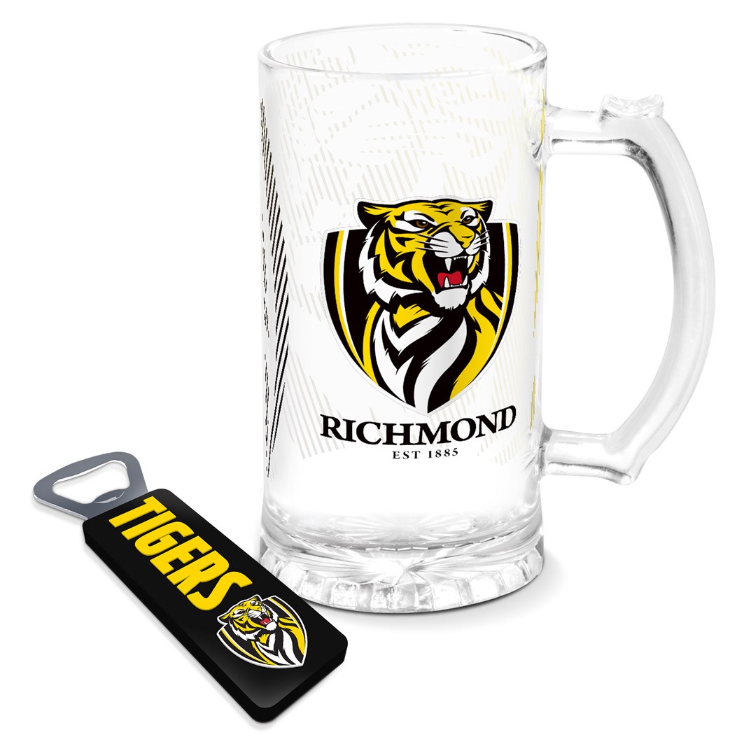 Richmond Stein Glass And Bottle Opener