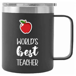 Worlds Best Teacher Thermos Mug