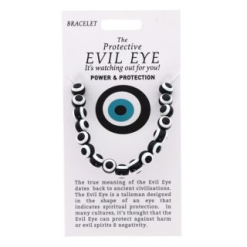 The Protective Evil Eye Black Resin Bracelet