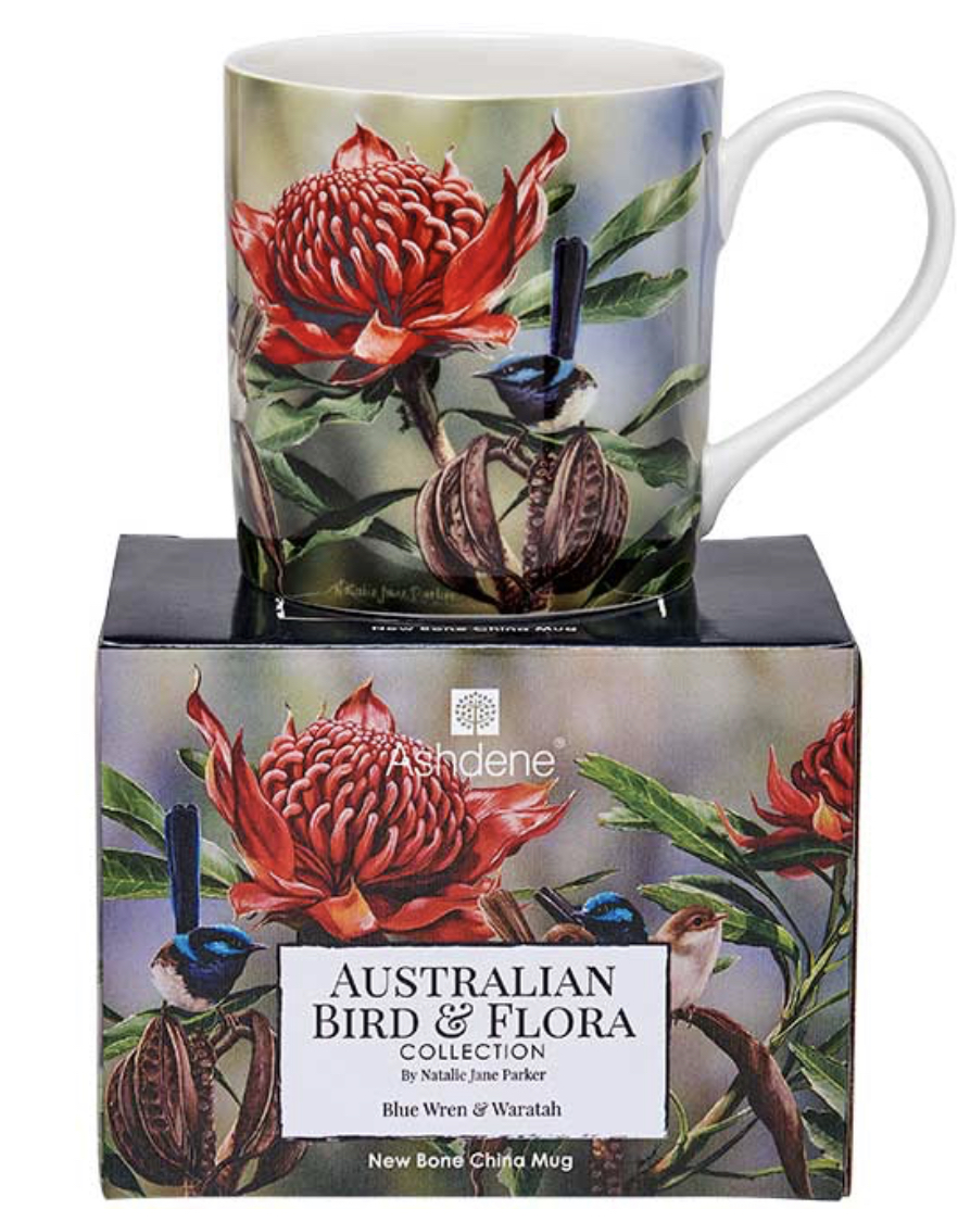 Aus Bird & Flora Blue Wren City Mug