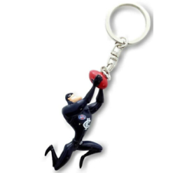 AFL Carlton Blues Team Mascot Novelty Keyring