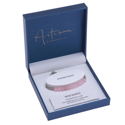 Rose Quartz Crystal Adjustable Bracelet