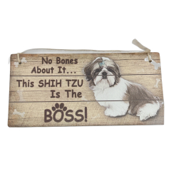 Shitzu Dog Plaque