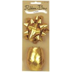 Ribbon Bow Star Egg Gold