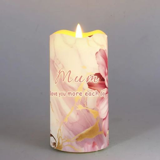 Twilight LED Candle Blooming Elegance - Mum