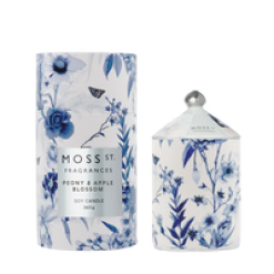 Peony & Apple Blossom Large Ceramic Candle