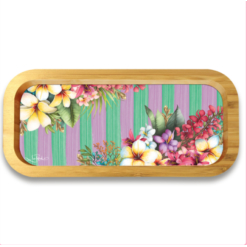 Bamboo Trinket Tray Paradise Bloom